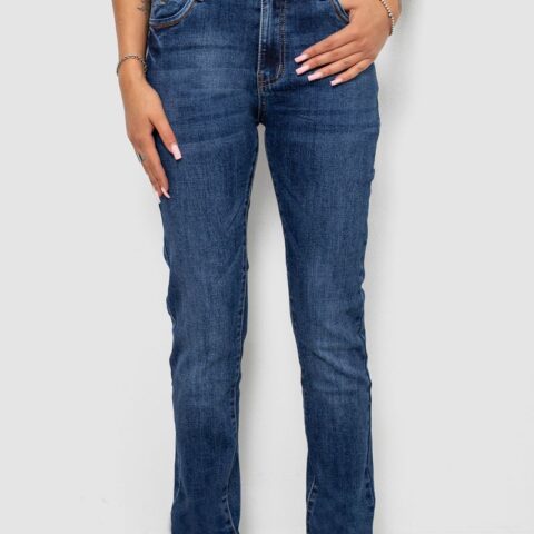 Джинси жіночі однотонні Regular Fit, 244RA-6313